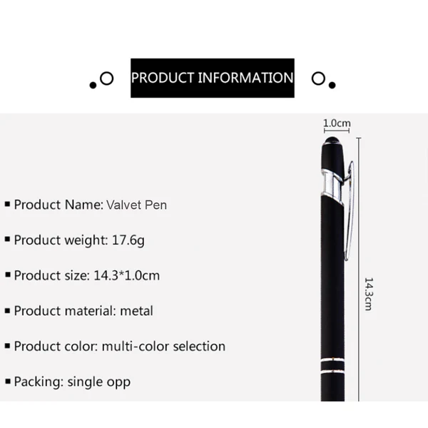 Executive Velvet-Finish Pen with Custom Engraving - Image 6